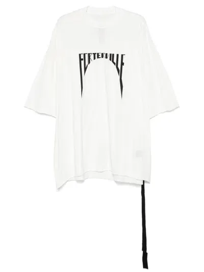 Rick Owens Drkshdw Runaway Tommy T T-shirt In White