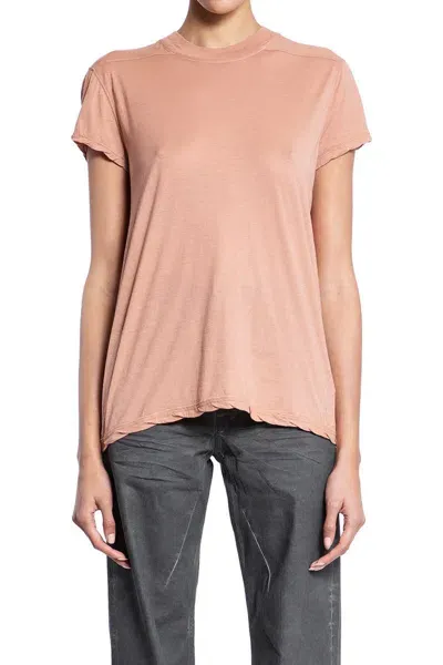 Rick Owens Drkshdw Short Sleeves In Pink