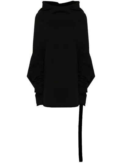 Rick Owens Drkshdw Cowl-neck Shroud Sweatshirt In Black