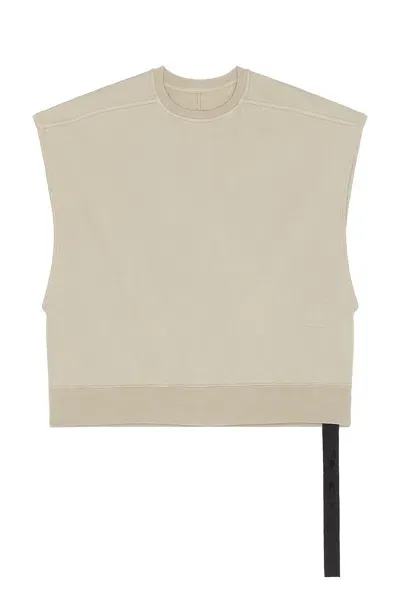 Rick Owens Drkshdw Sl Jumbo Tatlin Sweat In Pearl