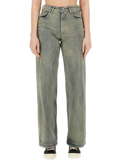 Rick Owens Drkshdw Straight Leg Jeans In Denim