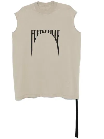 Rick Owens Drkshdw Tarp T T-shirt In 灰色