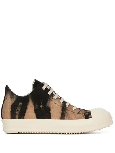 Rick Owens Drkshdw Tie-dye Snakers In Multicolor