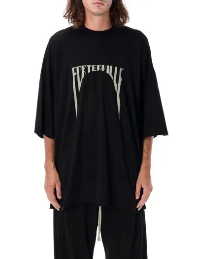 Rick Owens Drkshdw Tommy T-shirt In 0908 Black/pearl