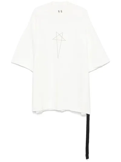 Rick Owens Drkshdw Tommy T T-shirt In White