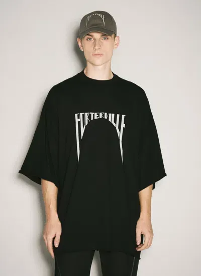 Rick Owens Drkshdw Tommy T Top In Black