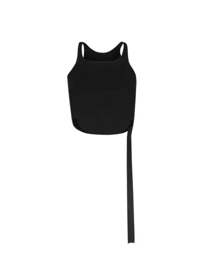 Rick Owens Drkshdw Top In Black