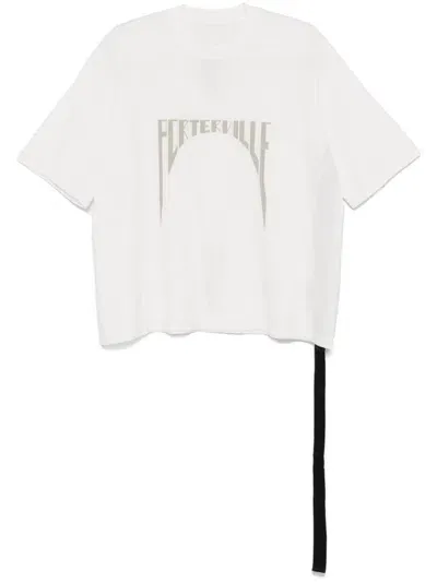 Rick Owens Drkshdw Walrus T-shirt In White