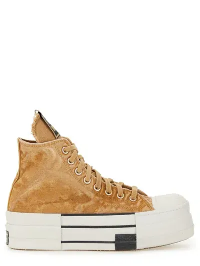 Rick Owens Drkshdw X Converse Sneaker "dbl Drkstar" Unisex In 122 Blonde