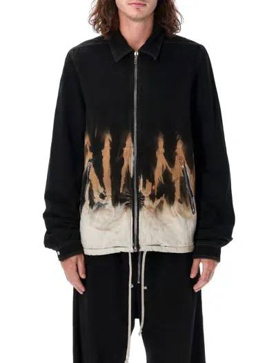 Rick Owens Drkshdw Zipfront Jacket In Black