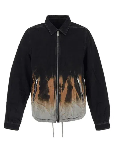 Rick Owens Drkshdw Zipfront Jacket In Multicolor