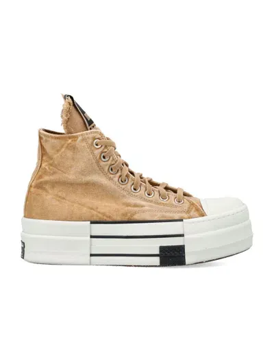 Rick Owens X Converse Drkshdw Drkstar Hi Sneaker In Blonde