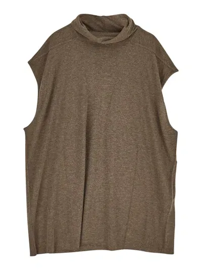 Rick Owens Edfu T Top In Brown