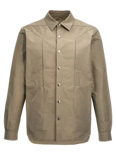 Rick Owens 'fogpocket' Jacket In Brown