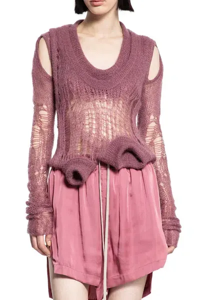 Rick Owens Knitwear In Pink