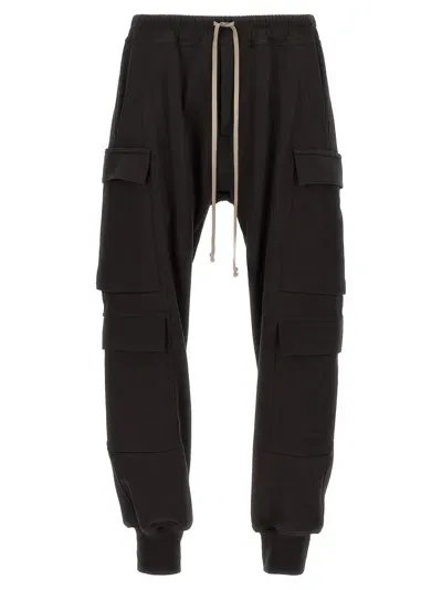 Rick Owens Mastodon Megacargo Joggers In Brown