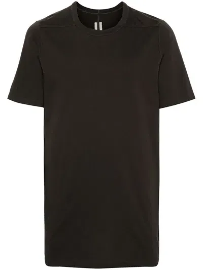 Rick Owens Level Organic-cotton T-shirt In Brown