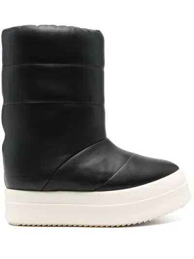 Rick Owens Mega Bumper Lunar Boots In Black