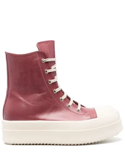 Rick Owens Mega Bumper Sneakers In Pink