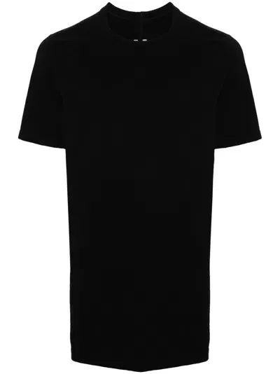 Rick Owens Level T Cotton T-shirt In Black