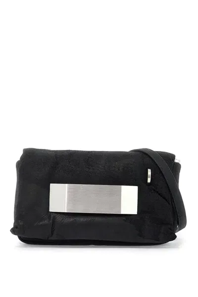 Rick Owens Pillow Griffin Crossbody Bag In Black