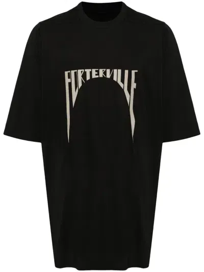 Rick Owens Porterville Level T-shirt In Black