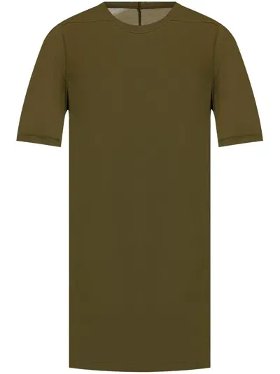 Rick Owens Round-neck T-shirt In Green