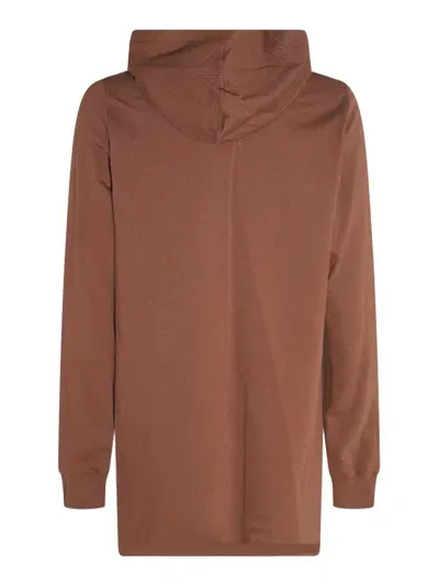 Rick Owens Brown Cotton Sweatshirt