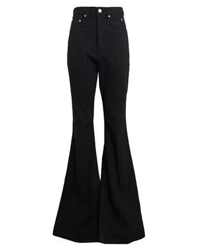 Rick Owens Bolan High-waist Bootcut Jeans In Black