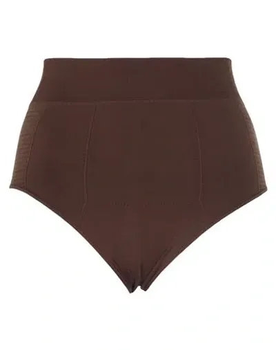 Rick Owens High-waisted Stretch Nylon Briefs In Beige