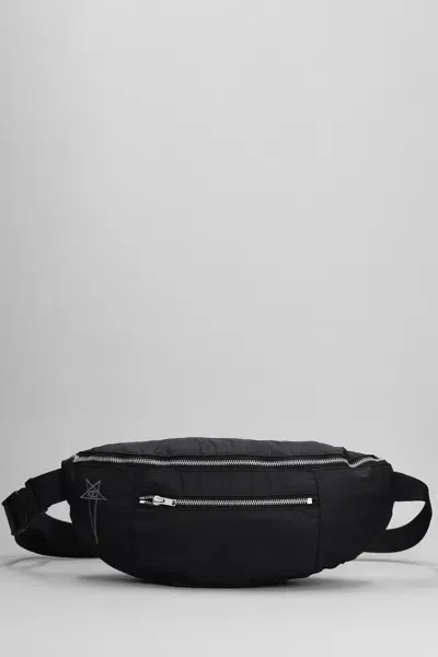 Rick Owens X Champion Bumbag Waist Bag In Black Polyamide