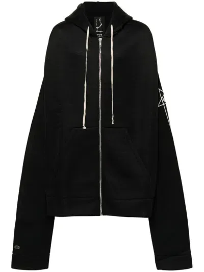 Rick Owens X Champion Flyproof Jacket 219226 In Black