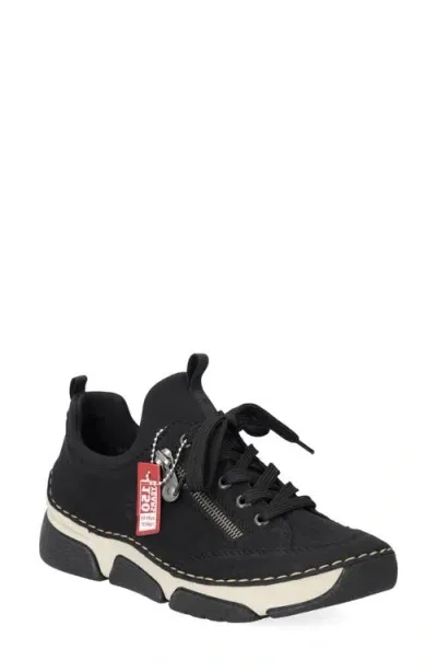 Rieker Angela Sneaker In Black/black