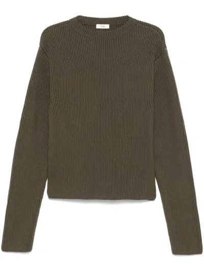 Rier Crew-neck Sweater In Green