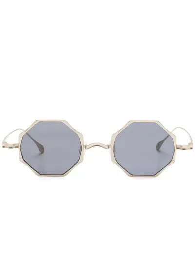 Rigards Geometric-frame Sunglasses In Metallic