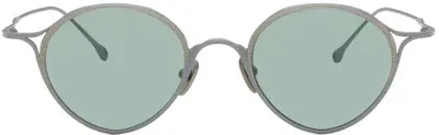 Rigards Gray Rg1093ti Sunglasses In Titanium/green