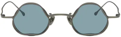 Rigards Gunmetal Rg1080ti Sunglasses In Grey/blue