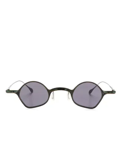 Rigards Round-frame Sunglasses In Green