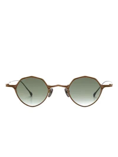 Rigards Sonnenbrille Mit Geometrischem Gestell In Green