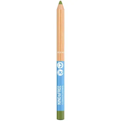 Rimmel London Kind & Free Clean Eyeliner Pencil 1.1g (various Shades) - 004 Soft Orchard Green