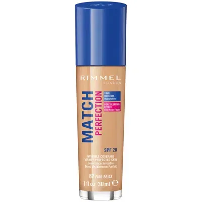 Rimmel London Spf 20 Match Perfection Foundation 30ml (various Shades) - Fair Beige