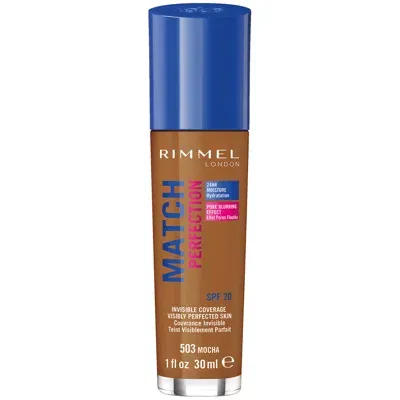 Rimmel London Spf 20 Match Perfection Foundation 30ml (various Shades) - Mocha