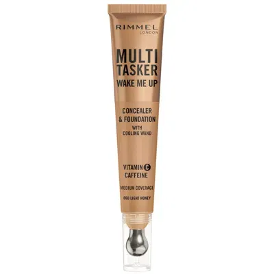 Rimmel Multi-tasker Wake Me Up Foundation And Concealer 20ml (various Shades) - 060 Light Honey