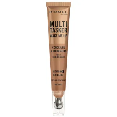 Rimmel Multi-tasker Wake Me Up Foundation And Concealer 20ml (various Shades) - 090 Toffee