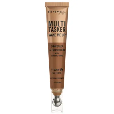 Rimmel Multi-tasker Wake Me Up Foundation And Concealer 20ml (various Shades) - 110 Warm Coconut