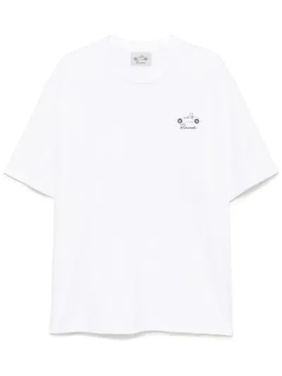 Riocam Car-printed T-shirt In White