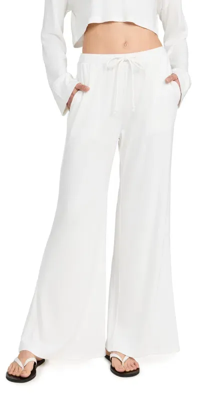 Riot Swim Rory Wide Leg Pants Dove