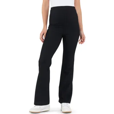 Ripe Maternity Jonah Rib Flare Maternity Pants In Black