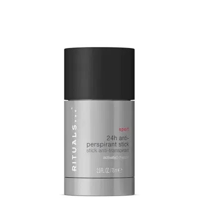 Rituals Sport Collection Refreshing Charcoal & Mint Complex 24h Anti-perspirant Stick 75ml In White