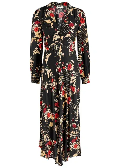 Rixo London Rixo Trula Floral-print Maxi Dress In Black